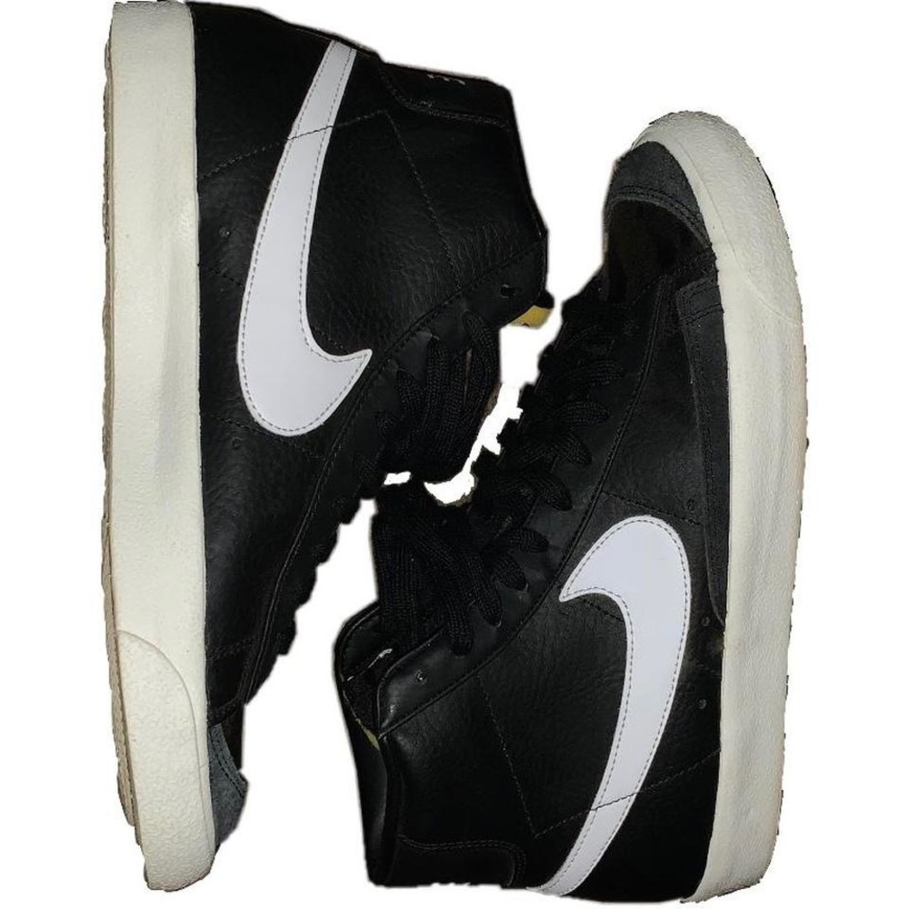 nike high top black blazers